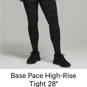 Lululemon camo leggings size 6